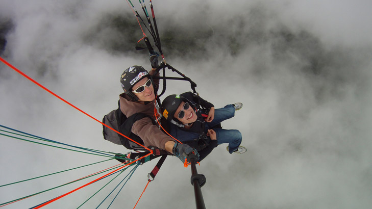 fliegen an der hochries